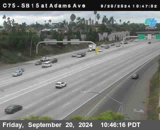 SB 15 at Adams Ave (On Ramp)