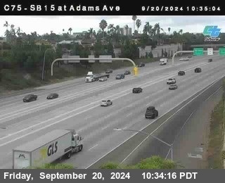 SB 15 at Adams Ave (On Ramp)