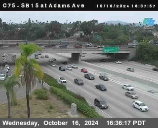 SB 15 at Adams Ave (On Ramp)