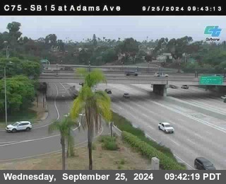 SB 15 at Adams Ave (On Ramp)