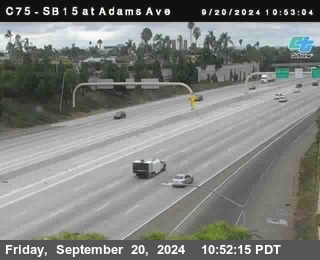 SB 15 at Adams Ave (On Ramp)