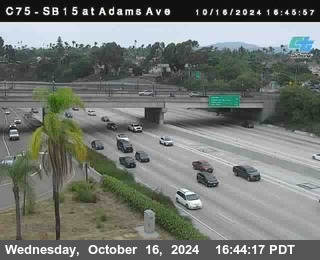 SB 15 at Adams Ave (On Ramp)