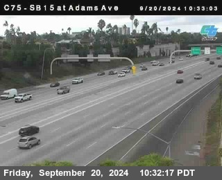 SB 15 at Adams Ave (On Ramp)