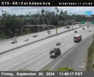 SB 15 at Adams Ave (On Ramp)