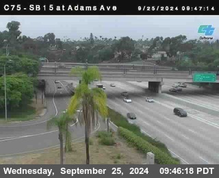 SB 15 at Adams Ave (On Ramp)