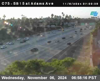 SB 15 at Adams Ave (On Ramp)