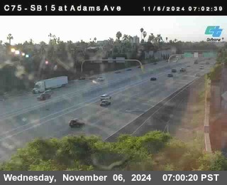 SB 15 at Adams Ave (On Ramp)