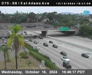 SB 15 at Adams Ave (On Ramp)