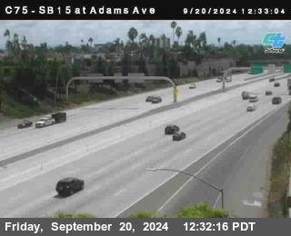 SB 15 at Adams Ave (On Ramp)