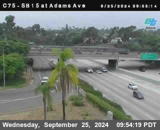 SB 15 at Adams Ave (On Ramp)