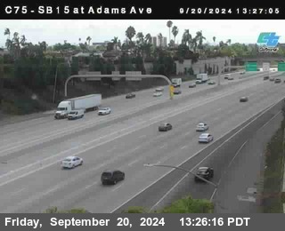 SB 15 at Adams Ave (On Ramp)