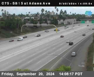 SB 15 at Adams Ave (On Ramp)