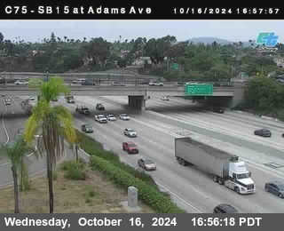 SB 15 at Adams Ave (On Ramp)