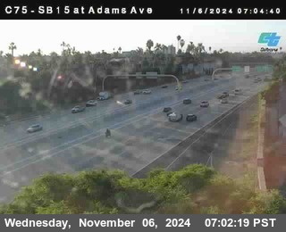 SB 15 at Adams Ave (On Ramp)