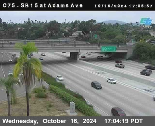 SB 15 at Adams Ave (On Ramp)