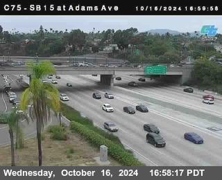 SB 15 at Adams Ave (On Ramp)