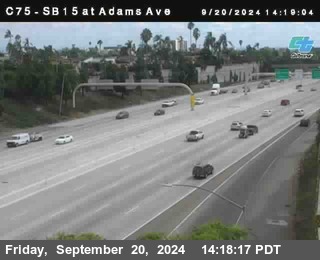 SB 15 at Adams Ave (On Ramp)