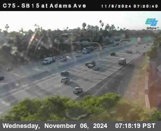 SB 15 at Adams Ave (On Ramp)