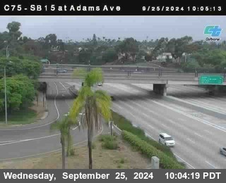 SB 15 at Adams Ave (On Ramp)