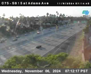 SB 15 at Adams Ave (On Ramp)