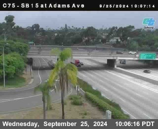 SB 15 at Adams Ave (On Ramp)