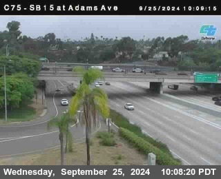 SB 15 at Adams Ave (On Ramp)