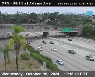 SB 15 at Adams Ave (On Ramp)