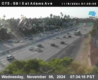 SB 15 at Adams Ave (On Ramp)