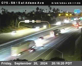 SB 15 at Adams Ave (On Ramp)