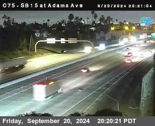 SB 15 at Adams Ave (On Ramp)