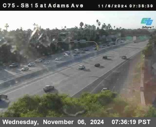 SB 15 at Adams Ave (On Ramp)