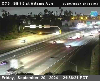 SB 15 at Adams Ave (On Ramp)