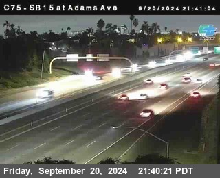 SB 15 at Adams Ave (On Ramp)