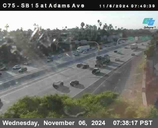 SB 15 at Adams Ave (On Ramp)