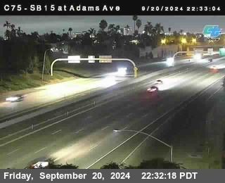 SB 15 at Adams Ave (On Ramp)