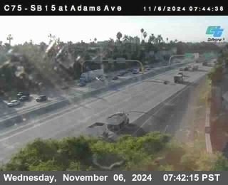 SB 15 at Adams Ave (On Ramp)