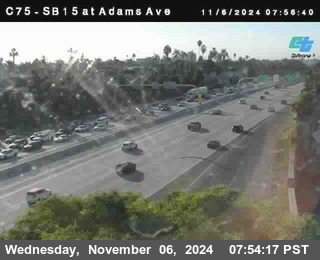 SB 15 at Adams Ave (On Ramp)