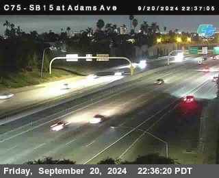 SB 15 at Adams Ave (On Ramp)