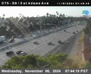 SB 15 at Adams Ave (On Ramp)