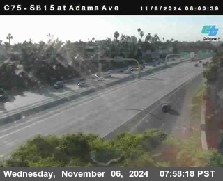 SB 15 at Adams Ave (On Ramp)