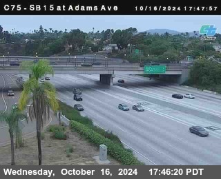 SB 15 at Adams Ave (On Ramp)