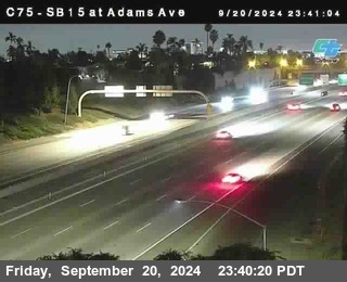 SB 15 at Adams Ave (On Ramp)