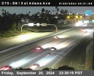 SB 15 at Adams Ave (On Ramp)