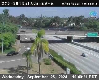 SB 15 at Adams Ave (On Ramp)