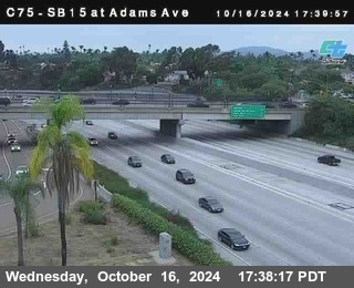 SB 15 at Adams Ave (On Ramp)