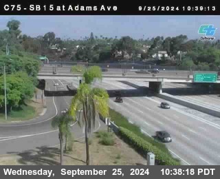 SB 15 at Adams Ave (On Ramp)