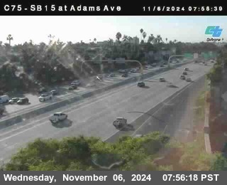 SB 15 at Adams Ave (On Ramp)