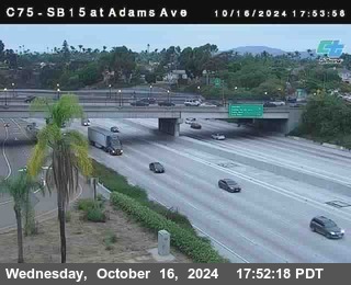 SB 15 at Adams Ave (On Ramp)