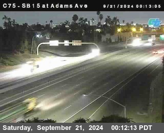 SB 15 at Adams Ave (On Ramp)