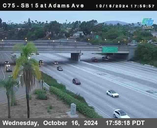 SB 15 at Adams Ave (On Ramp)